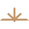 Ekena Millwork Kennewick Timber Gable Bracket, Western Red Cedar, 84"W x 38"H x 3 1/2"D x 5 1/2"F, 11/12 Pitch GBW084X38X0406KEN00SWR - alternate 1